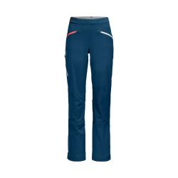 Softshellov nohavice Ortovox Col Becchei Pants Women's Petrol Blue